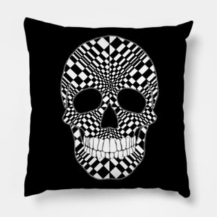 Two Tone Skull Pillow