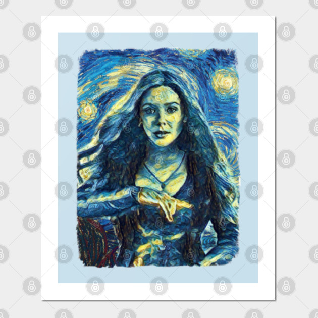 Scarlet Witch Van Gogh Style Scarlet Witch Posters And Art