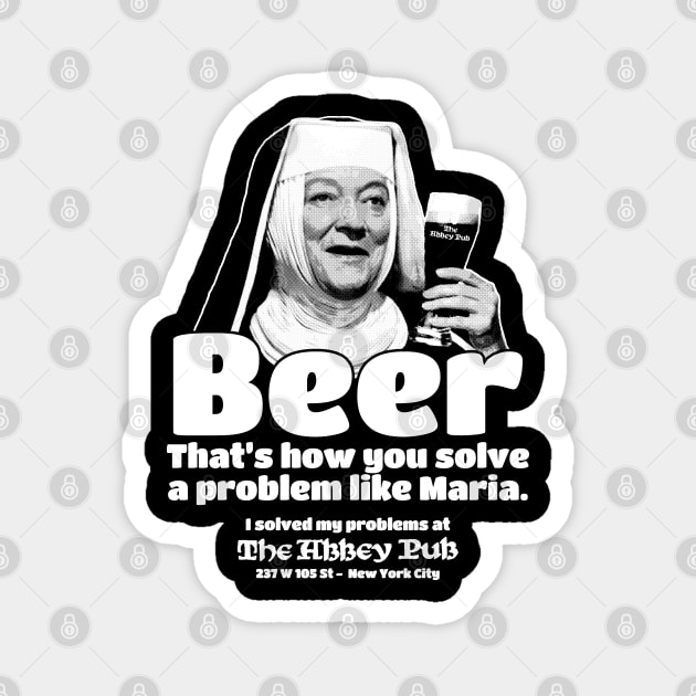 Abbey Pub Mother Superior Magnet by UselessRob