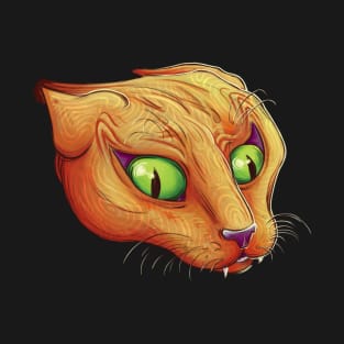 Cat with Funny Face T-Shirt