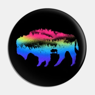 Bison nature Pin