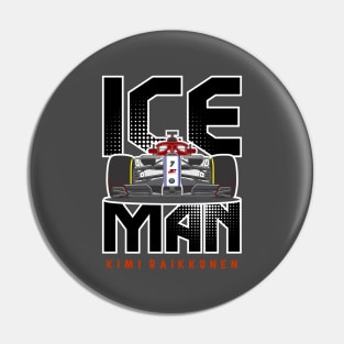 Kimi Raikkonen The Iceman Pin