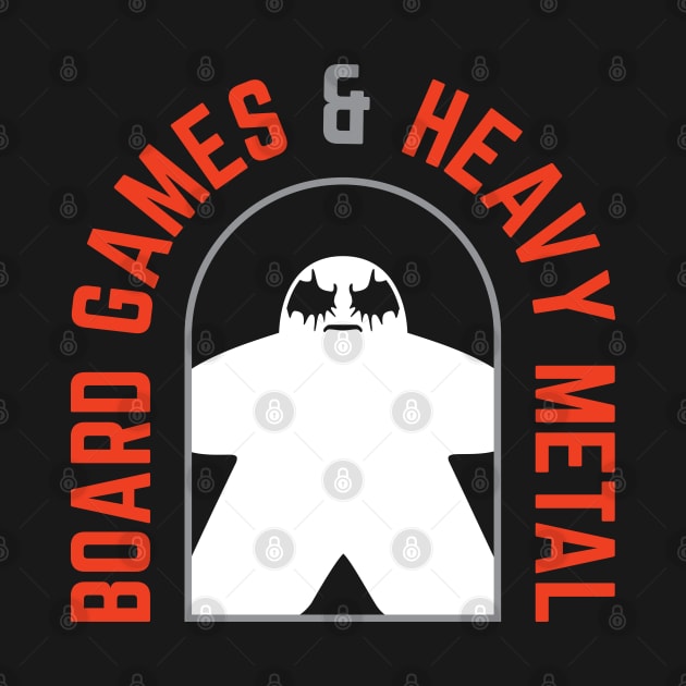 Board Games and Heavy Metal Meeple by DnlDesigns