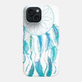 Baby Blue Dreamcatcher Phone Case