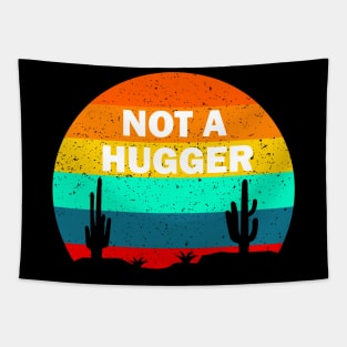 Not a hugger cactus vintage design Tapestry