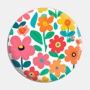 flowers-pattern Pin