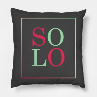 solo simple so lo Pillow