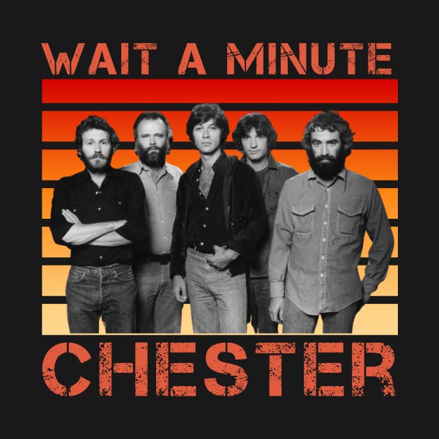 Wait A Minute Chester: Sunset Retro by GoodWills