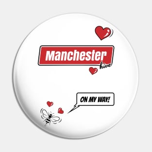 Manchester Hive | I Love Manchester Pin