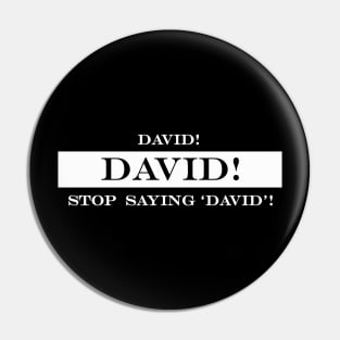 stop saying David Pin