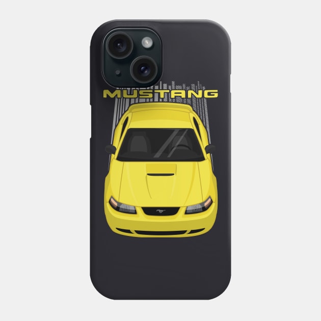 Mustang GT 1999 to 2004 SN95 New Edge - Yellow Phone Case by V8social