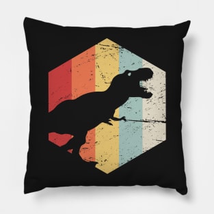 Retro 70s T-Rex Pillow