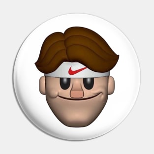 SPORT ROGER FEDERER EMOJI BEST Pin