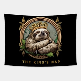 Sloth Sleepy "The King's Nap" Tapestry