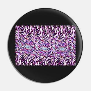 Violet kaleidoscope Pin