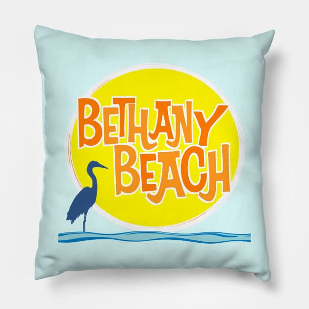 Bethany Beach Sunshine Pillow by BETHANY BEACH