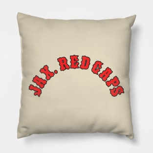 Defunct Jacksonville Red Caps Baseball Team Pillow