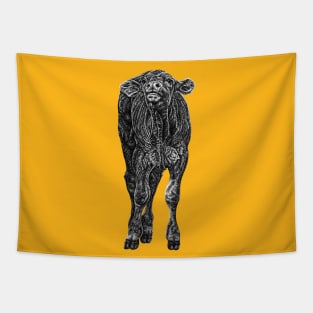 South Devon baby cow calf Tapestry