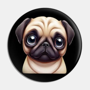 Pug Masterpiece Pin