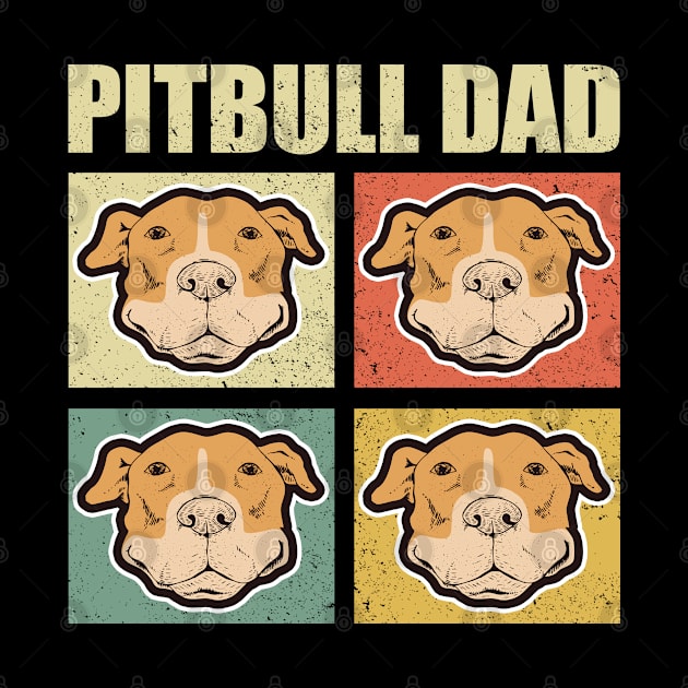 Pitbull Dad | Dog Owner American Pitbull Terrier by Streetwear KKS