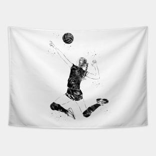 Volleyball player girl Tapestry