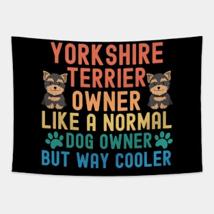 Yorkshire Terrier Owner Tapestry