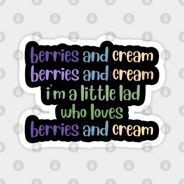 Berries and Cream For a Little Lad Magnet by BobaPenguin