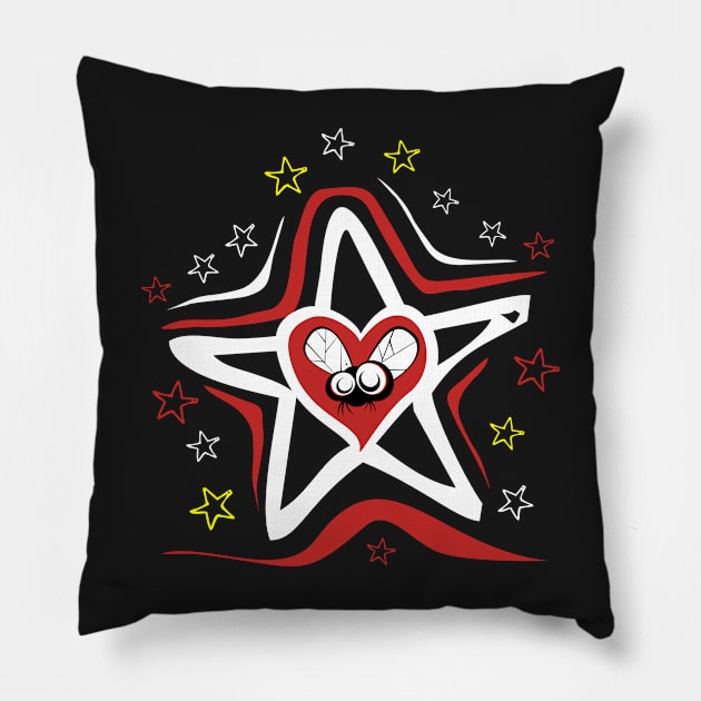 The Fly - Achtung Baby Pillow by GR8DZINE