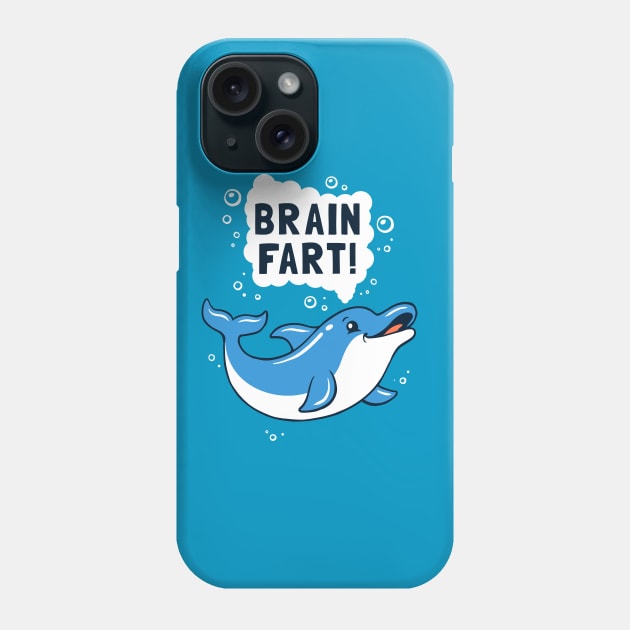 Brain Fart Phone Case by dumbshirts