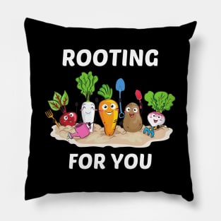 Rooting For You - Gardening Pun Pillow