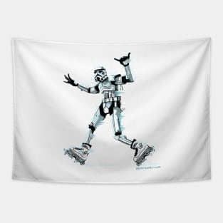 Blading Trooper Tapestry