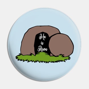 Easter Empty Tomb - He is Risen Pin