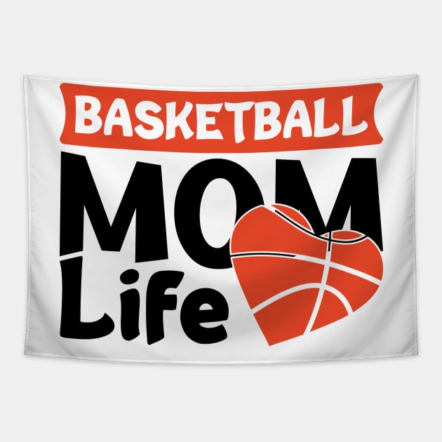 basketball mom life Tapestry by artdise