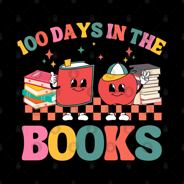 100 Days in the Books Reading Teacher 100th Day of School by HBart