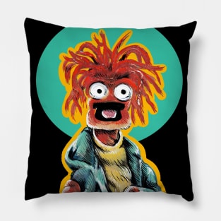Pepe the King Prawn Muppets Fan Art Illustration Pillow