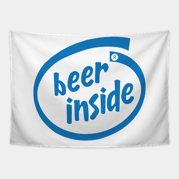 Beer Inside Tapestry by Dreamteebox