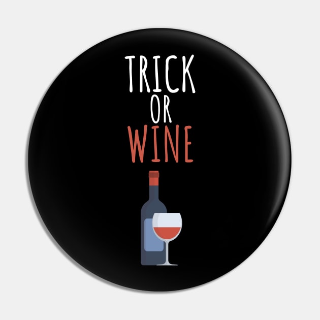 Trick or wine Pin by maxcode