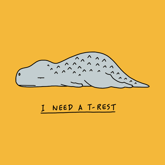 Moody Animals - T-Rex by Lim Heng Swee