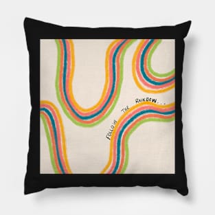 Follow the rainbow Pillow