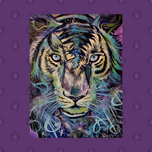 Nova (tiger artwork) by MarkProsserfineart 