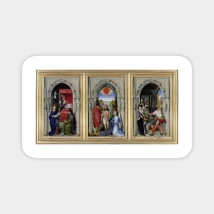 Altar of Saint John (1455) by Rogier Van der Weyden Magnet