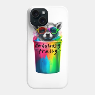 Rainbow Rascal: Fabulously Trashy Design Phone Case