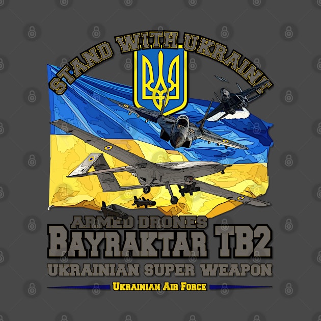 Bayraktar TB2 Drone in the Ukrainian army by comancha