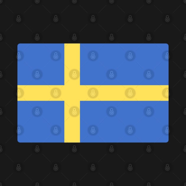 FLAG OF SWEDEN by Just Simple and Awesome