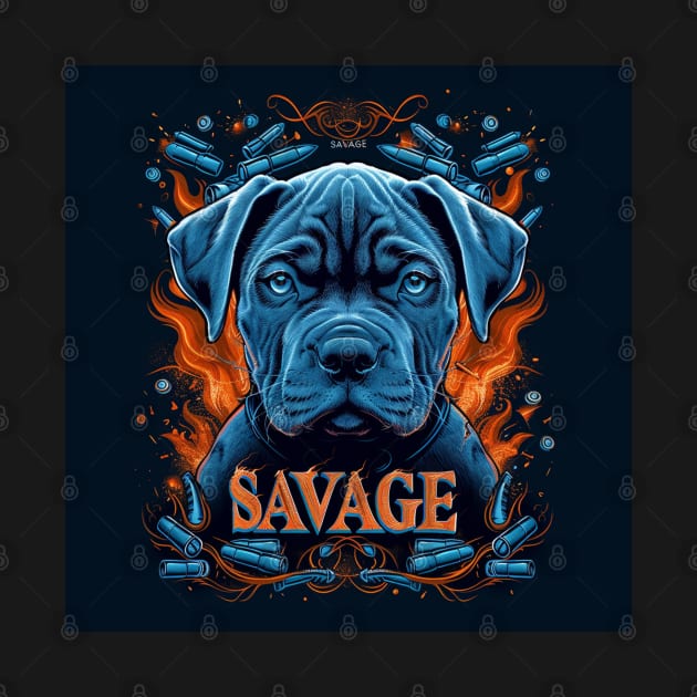 Savage Staffy by Enchanted Reverie