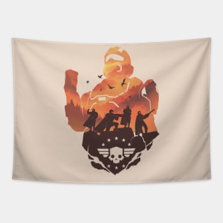 For Democracy - Helldivers Tapestry