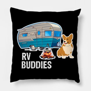 Corgi Dog Rv Buddies Pet Lovers Funny Camping Camper Pillow