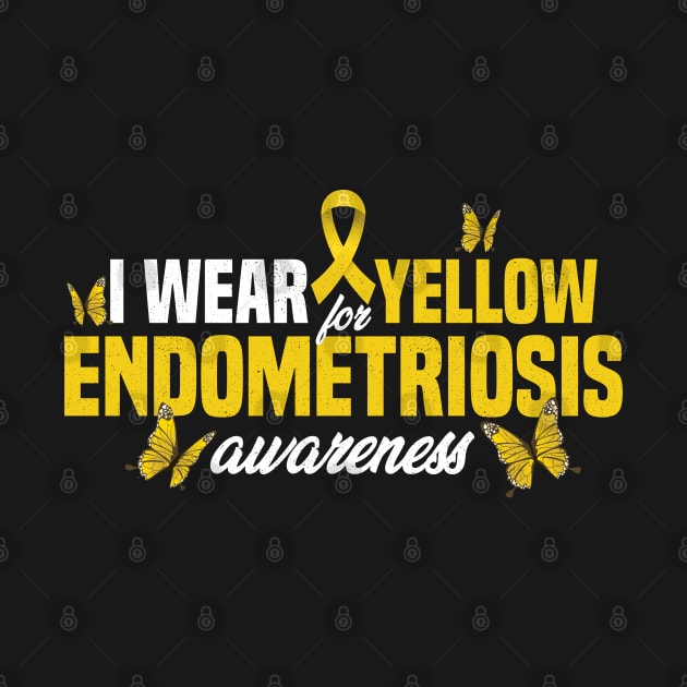 I Wear Yellow For Endometriosis Awareness Month by badCasperTess