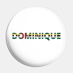 Drapeau Dominique Pin