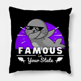 Famous in your state - Seal Pillow